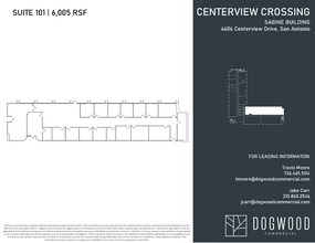 4538 Centerview Dr, San Antonio, TX à louer Plan d’étage– Image 1 sur 1