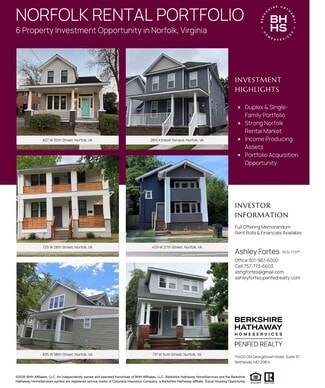 Plus de détails pour Norfolk 6-Property Portfolio – Logement à vendre, Norfolk, VA