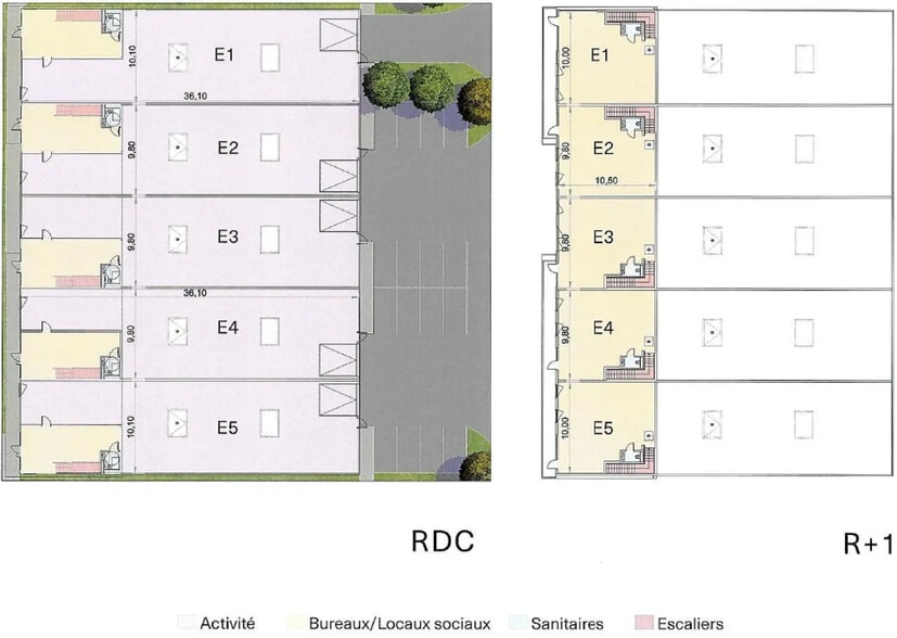 Local d'activités dans Persan à vendre - Plan d’étage – Image 3 sur 4