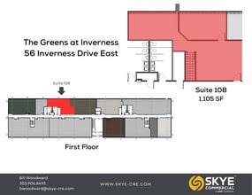 56 Inverness Dr E, Englewood, CO à louer Plan d’étage– Image 1 sur 1