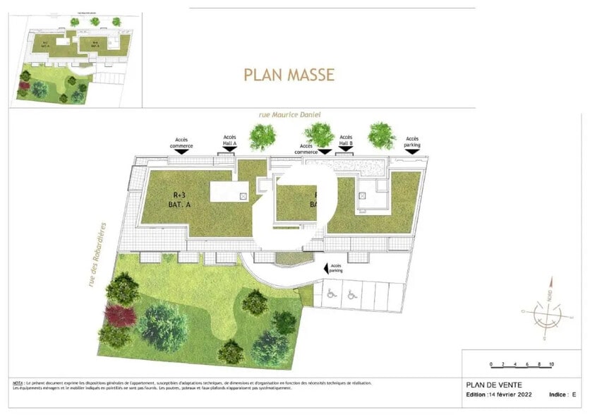 Rue Maurice Daniel, Saint-Sébastien-sur-Loire à louer - Plan d’étage – Image 2 sur 4