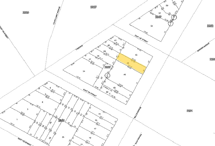 483 Willis Ave, Bronx, NY à louer Plan cadastral– Image 1 sur 10