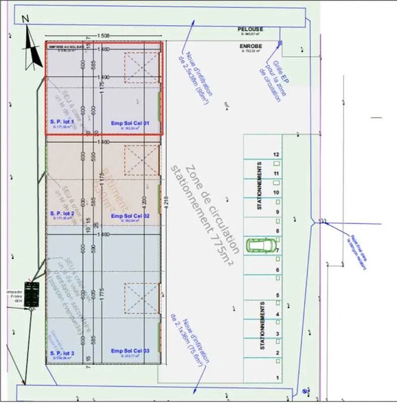 Local d'activités dans FORMIGNY à vendre - Plan d’étage – Image 3 sur 5