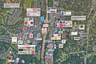 10224 Hickorywood Hill Ave, Huntersville, NC - Vue aérienne  vue de carte