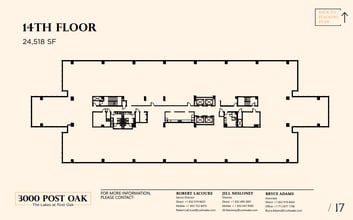 3000 Post Oak Blvd, Houston, TX à louer Plan d’étage– Image 1 sur 1