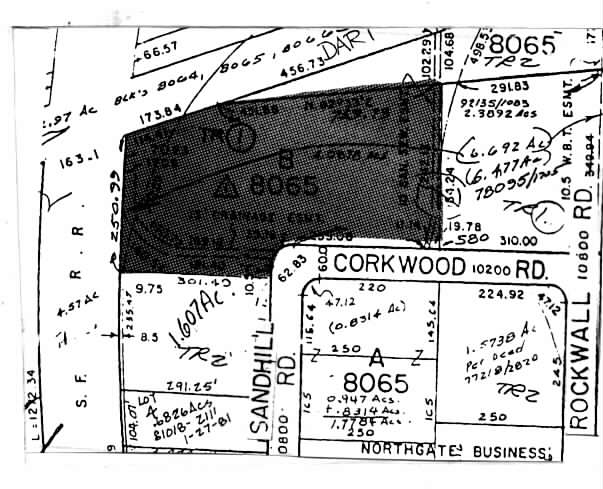 10203 Corkwood Rd, Dallas, TX à louer - Plan cadastral – Image 2 sur 8