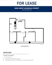 1030 W Georgia St, Vancouver, BC à louer Plan d’étage– Image 1 sur 1
