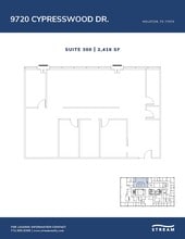 9720 Cypresswood Dr, Houston, TX à louer Plan d’étage– Image 1 sur 1