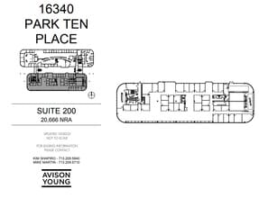 16340 Park Ten Place Dr, Houston, TX à louer Plan d’étage– Image 1 sur 1