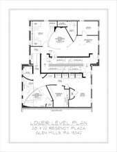 11-22 Regency Plz, Glen, Glen Mills, PA à louer Plan d’étage– Image 2 sur 3