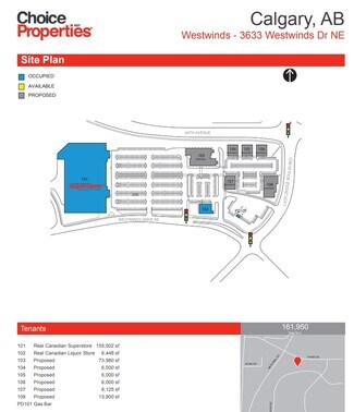 Plus de détails pour 3633 Westwinds Dr NE, Calgary, AB - Local commercial à louer