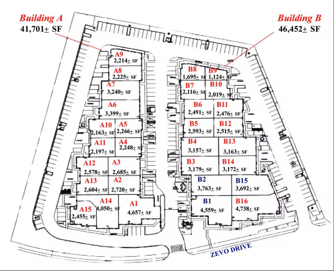 42095 Zevo Dr, Temecula, CA à louer Plan d’étage– Image 1 sur 1