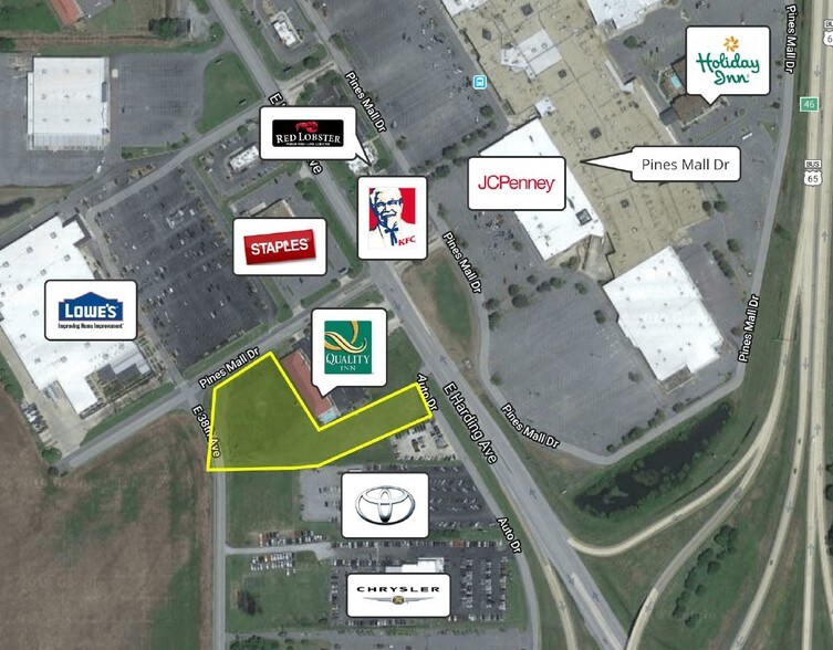 Auto Dr, Pine Bluff, AR à vendre - Aérien – Image 2 sur 2