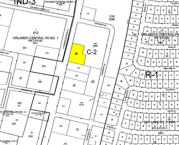 7113 S Orange Blossom Trl, Orlando, FL à louer - Plan cadastral – Image 2 sur 2