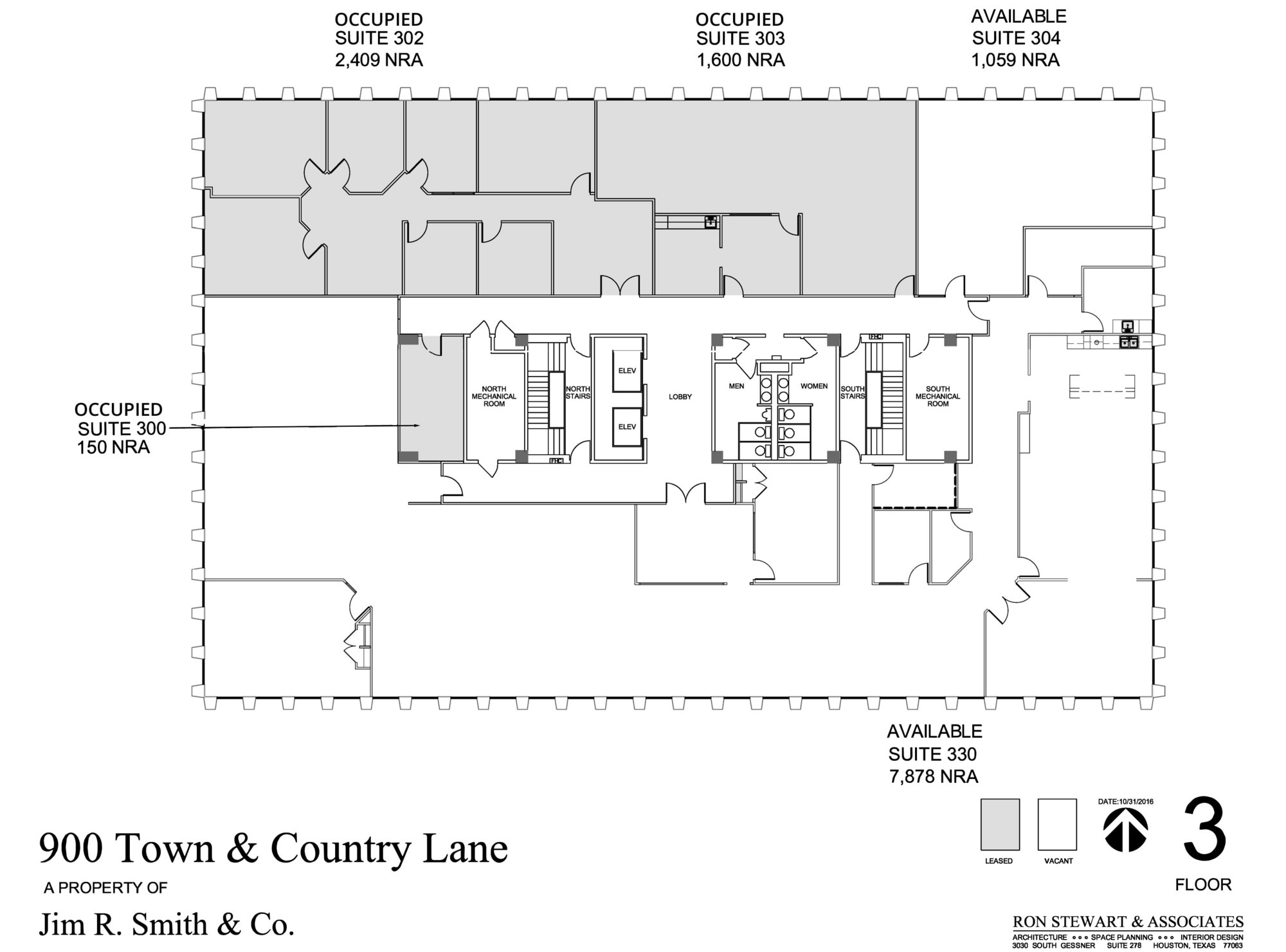900 Town & Country Blvd, Houston, TX à louer Plan d’étage– Image 1 sur 2