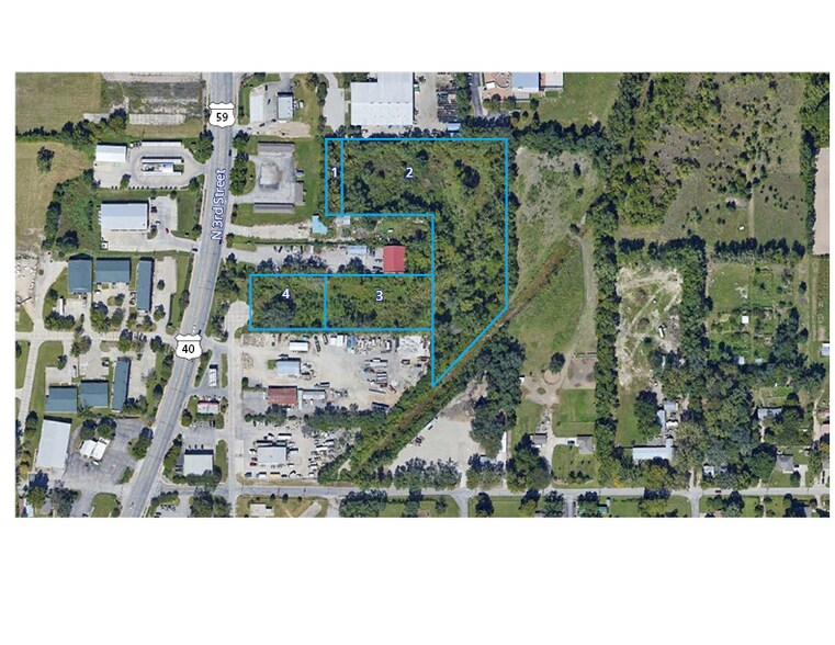 936 N 3rd St, Lawrence, KS à vendre - Aérien – Image 2 sur 4