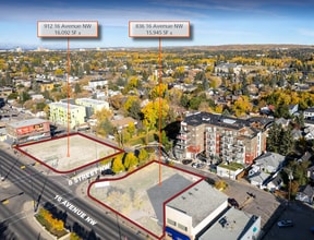 836 16 Ave, Calgary, AB - VUE AÉRIENNE vue de carte