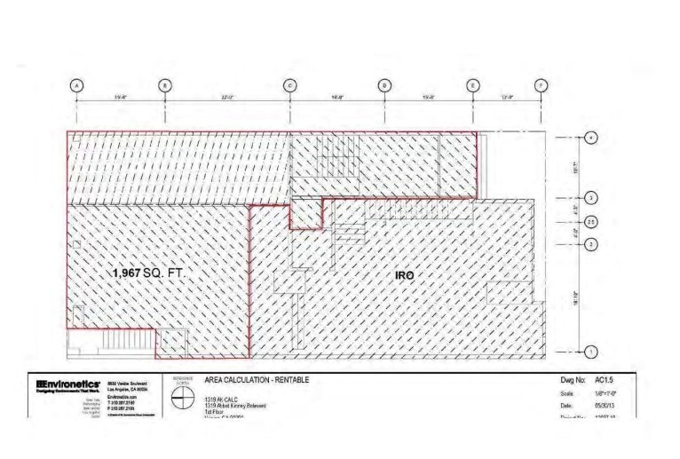 1319 Abbot Kinney Blvd, Venice, CA à louer Plan d’étage– Image 1 sur 1