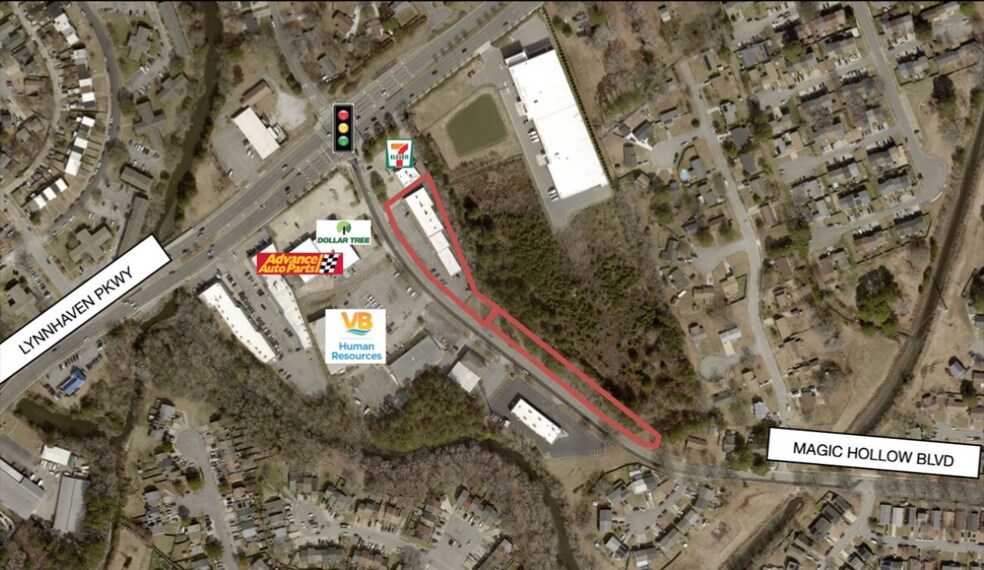 3150-3160 Magic Hollow Blvd, Virginia Beach, VA à vendre - Aérien – Image 2 sur 14