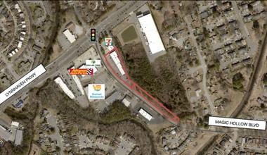 3150-3160 Magic Hollow Blvd, Virginia Beach, VA - Vue aérienne vue de carte