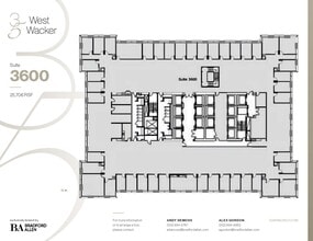 35 W Wacker Dr, Chicago, IL à louer Plan d’étage– Image 1 sur 6