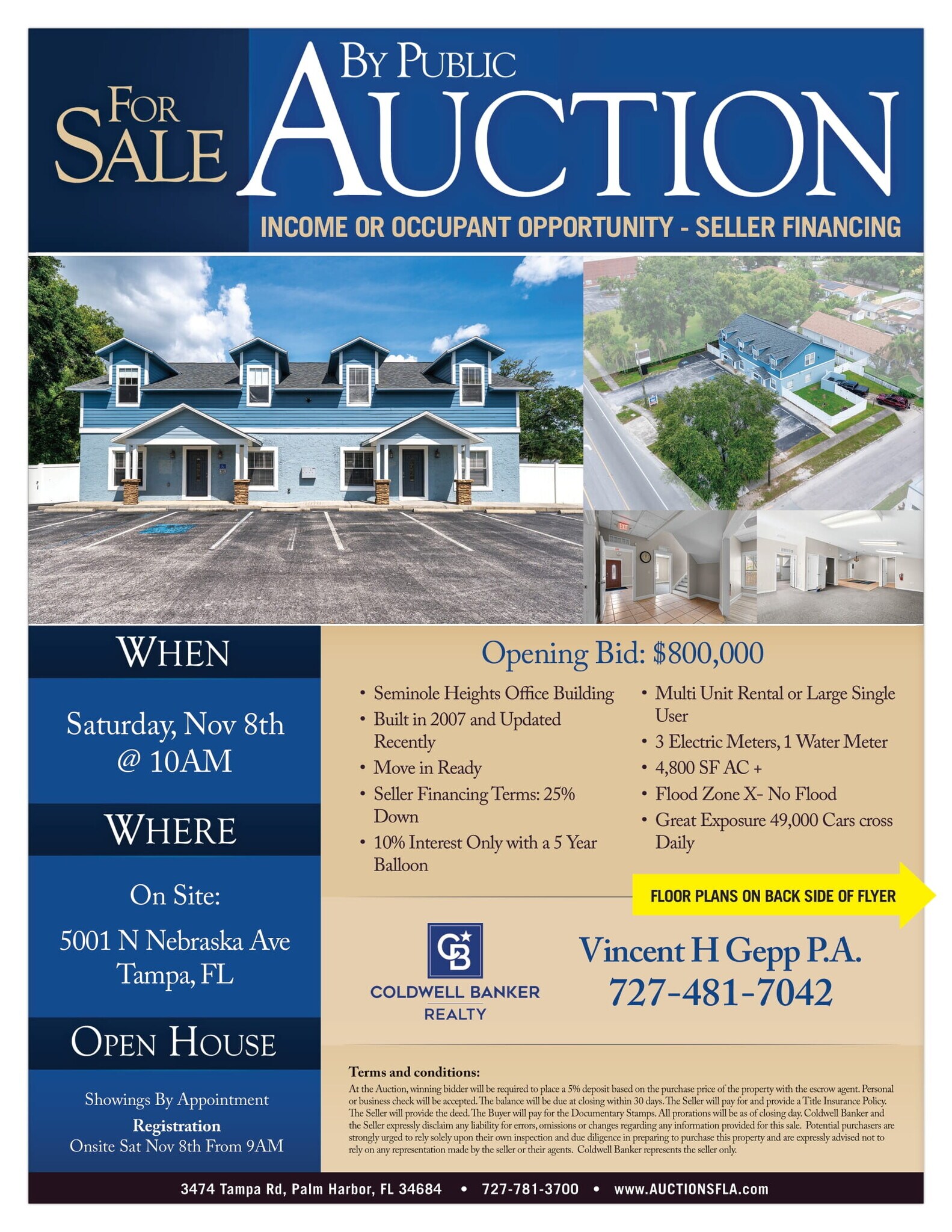 5001 N Nebraska Ave, Tampa, FL à vendre Photo de l’immeuble– Image 1 sur 32