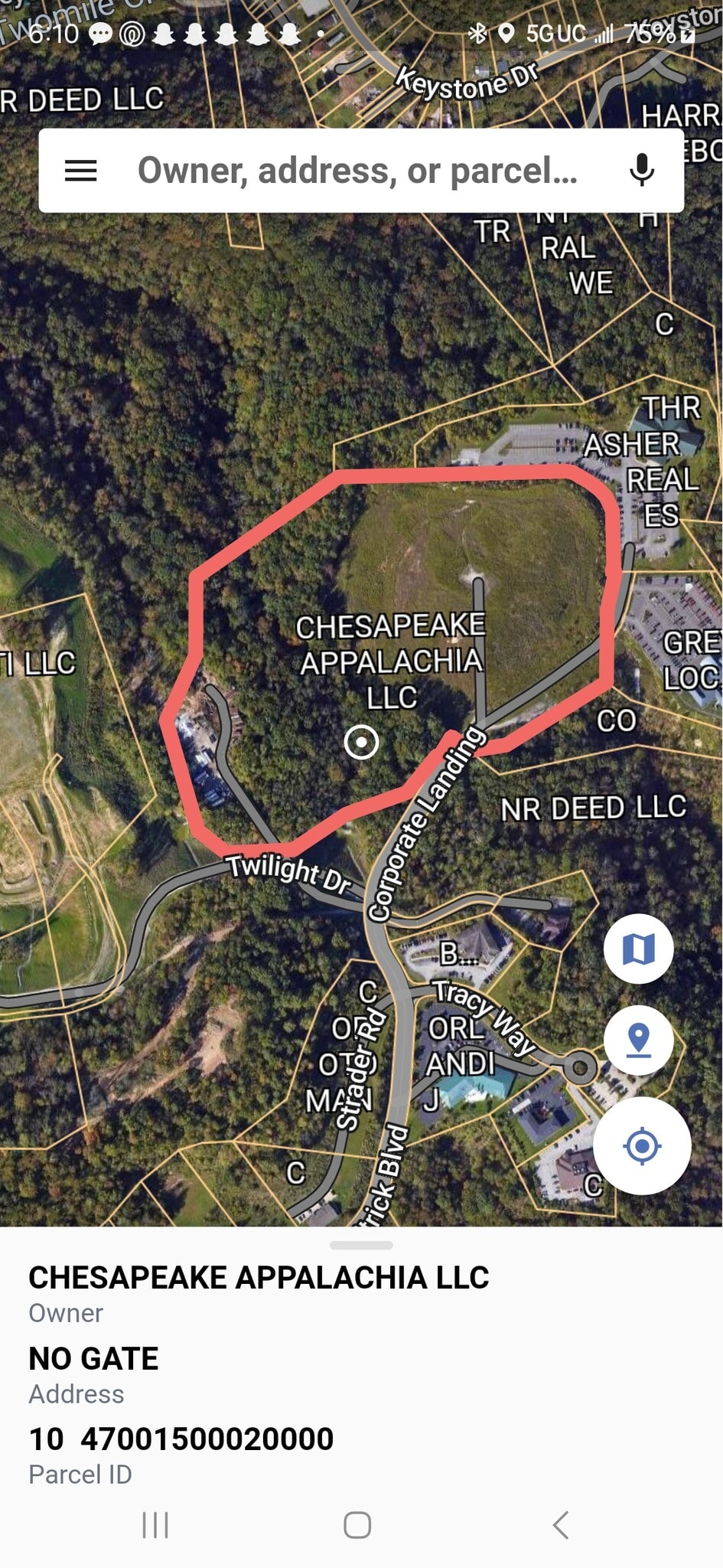 Deitrick Blvd, Charleston, WV à vendre Plan cadastral– Image 1 sur 5