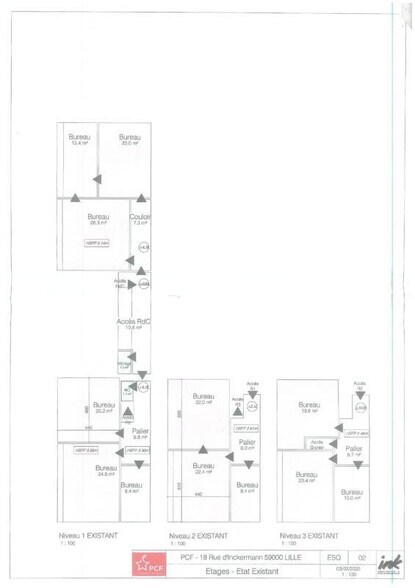 Local d'activités dans Lille à vendre - Plan d’étage – Image 3 sur 3