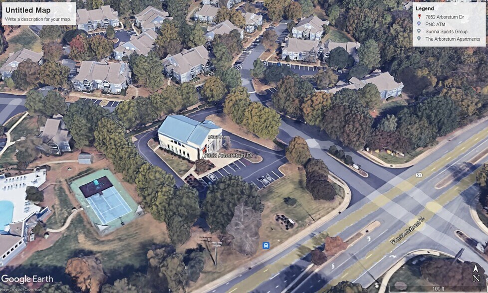 7852 Arboretum Dr, Charlotte, NC à louer - Photo de l’immeuble – Image 2 sur 5