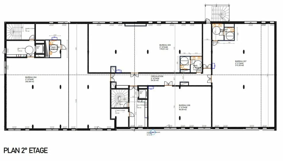 Bureau dans Fleury-sur-Orne à vendre - Plan d’étage – Image 3 sur 6