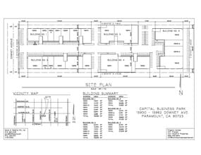 15930-15962 Downey Ave, Paramount, CA à louer Plan de site– Image 2 sur 2