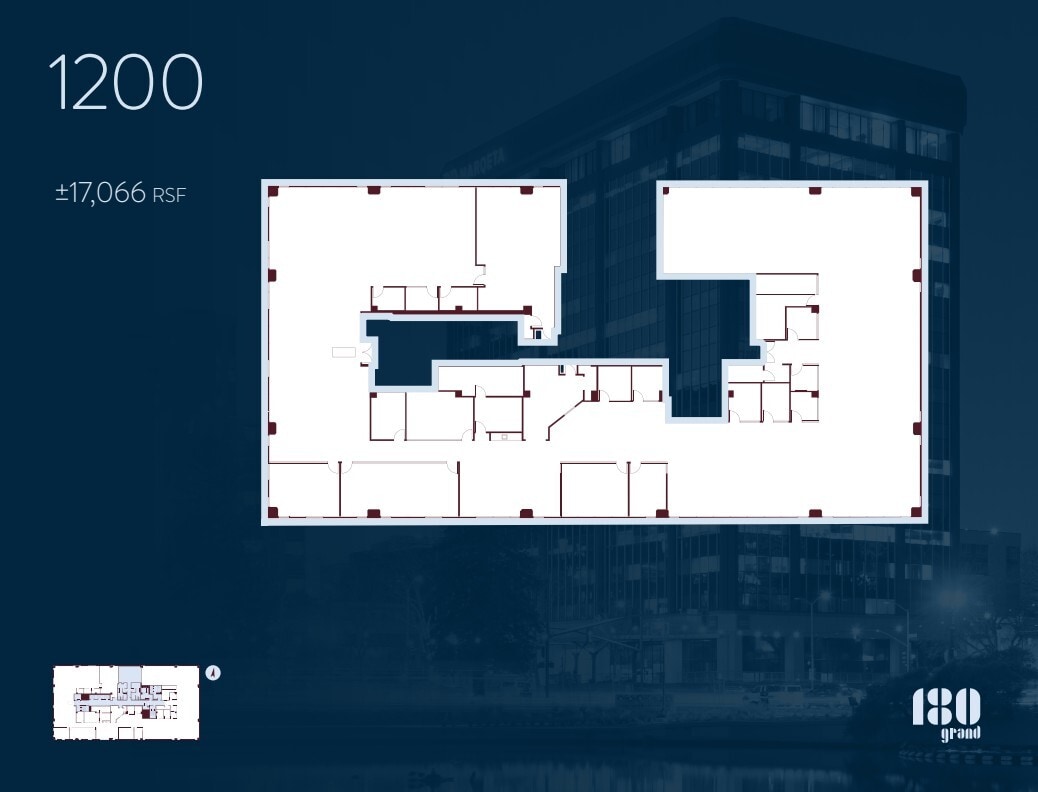 180 Grand Ave, Oakland, CA à louer Plan d’étage– Image 1 sur 1