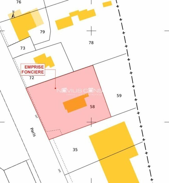 Terrain dans Fenouillet à vendre - Plan de site – Image 3 sur 4