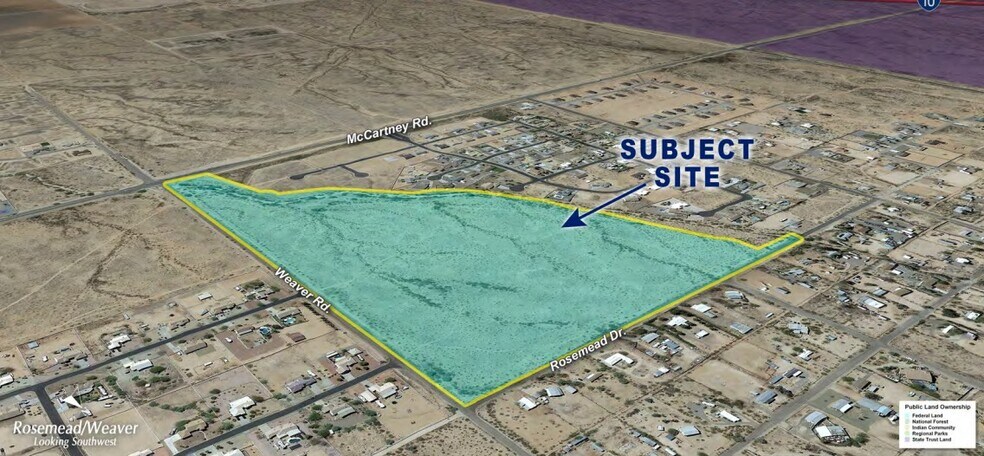 NW McCartney Rd & Weaver Rd, Casa Grande, AZ à vendre - Photo principale – Image 1 sur 4