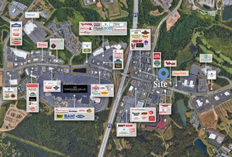 7731 Gateway Ln NW, Concord, NC - VUE AÉRIENNE  vue de carte