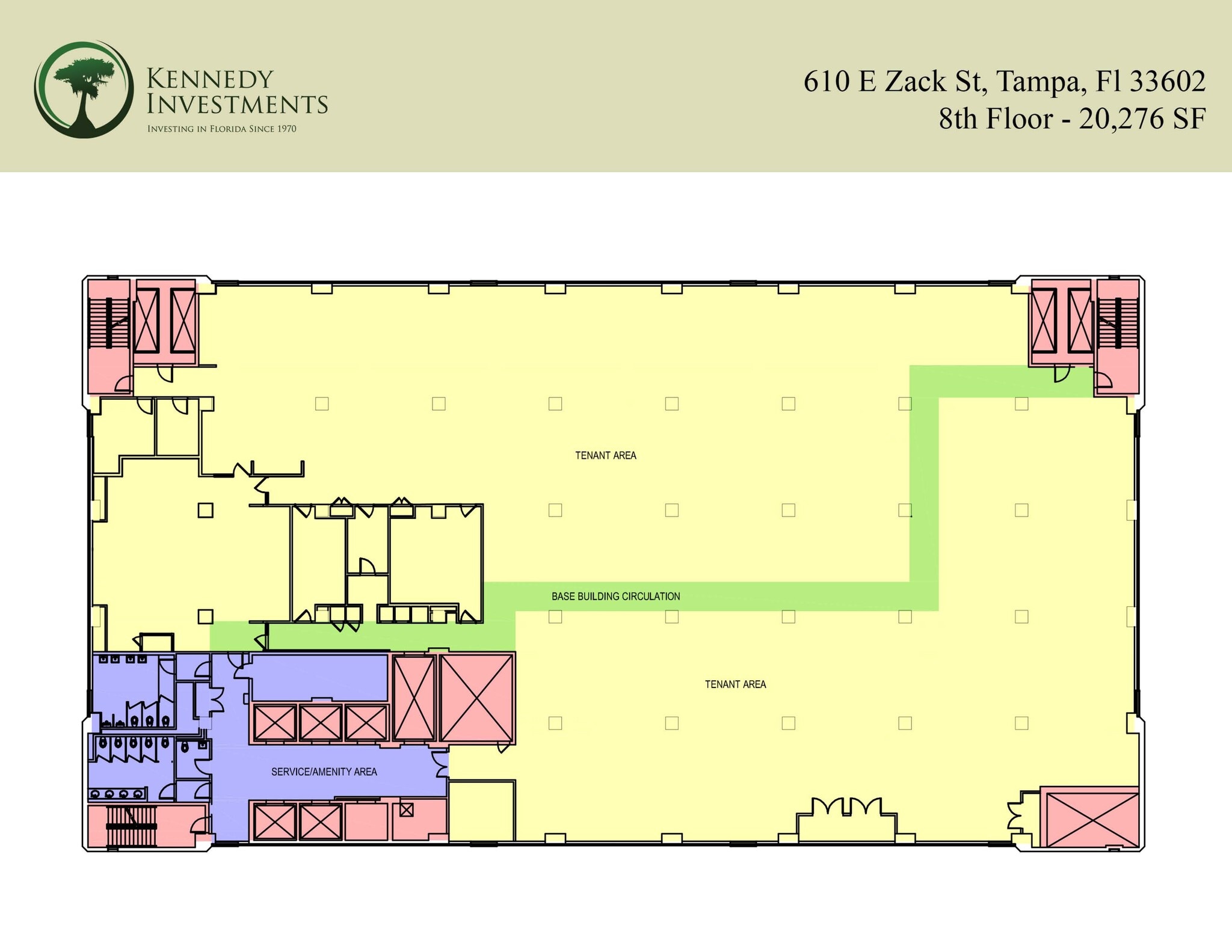 610 E Zack St, Tampa, FL à louer Plan de site– Image 1 sur 1