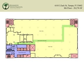 610 E Zack St, Tampa, FL à louer Plan de site– Image 1 sur 1
