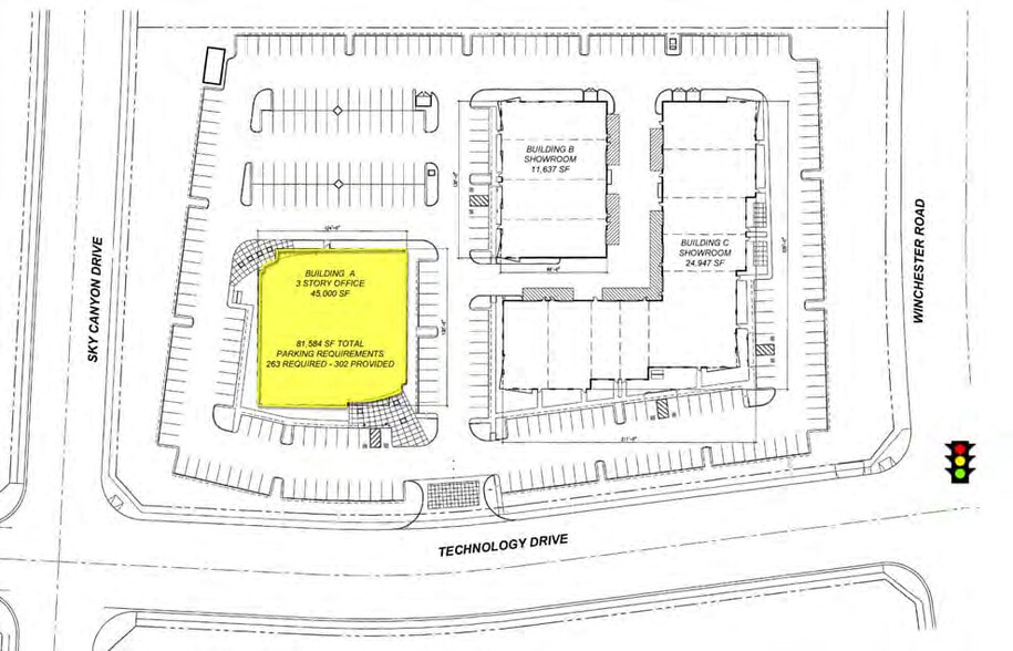 29995 Technology Dr, Murrieta, CA à vendre - Plan de site – Image 2 sur 3