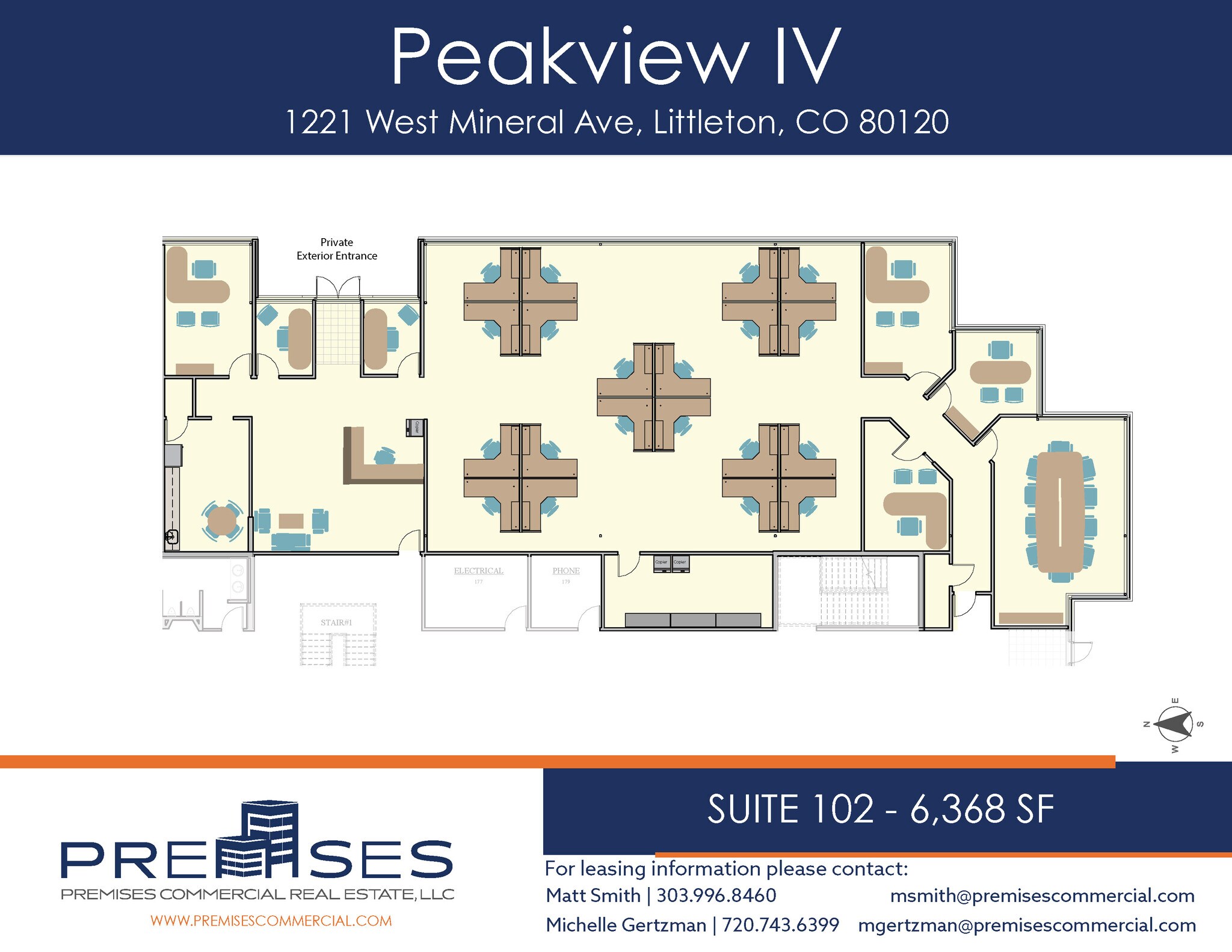 1221 W Mineral Ave, Littleton, CO à louer Plan d’étage– Image 1 sur 1
