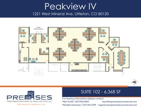 1221 W Mineral Ave, Littleton, CO à louer Plan d’étage– Image 1 sur 1