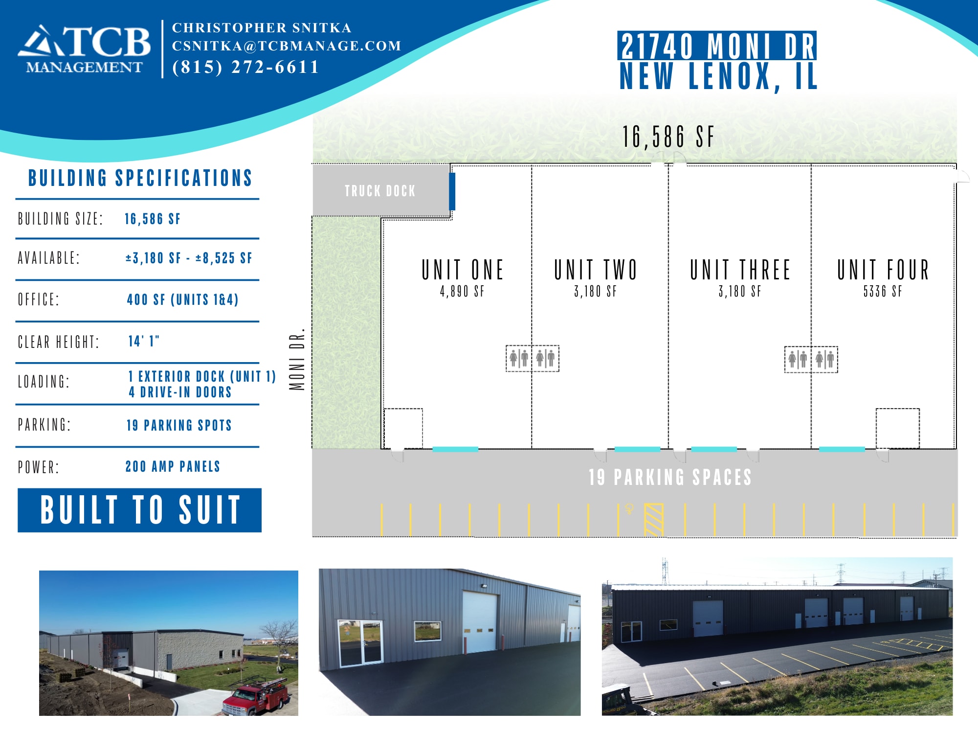 21740 S Moni Dr, New Lenox, IL à louer Plan d’étage– Image 1 sur 2