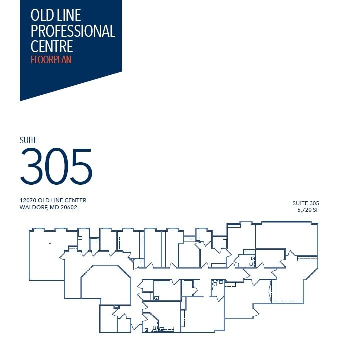 12070 Old Line Ctr, Waldorf, MD à louer Plan d’étage– Image 1 sur 1