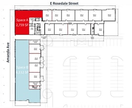 4830 E Rosedale St, Fort Worth, TX à louer Plan d’étage– Image 2 sur 2