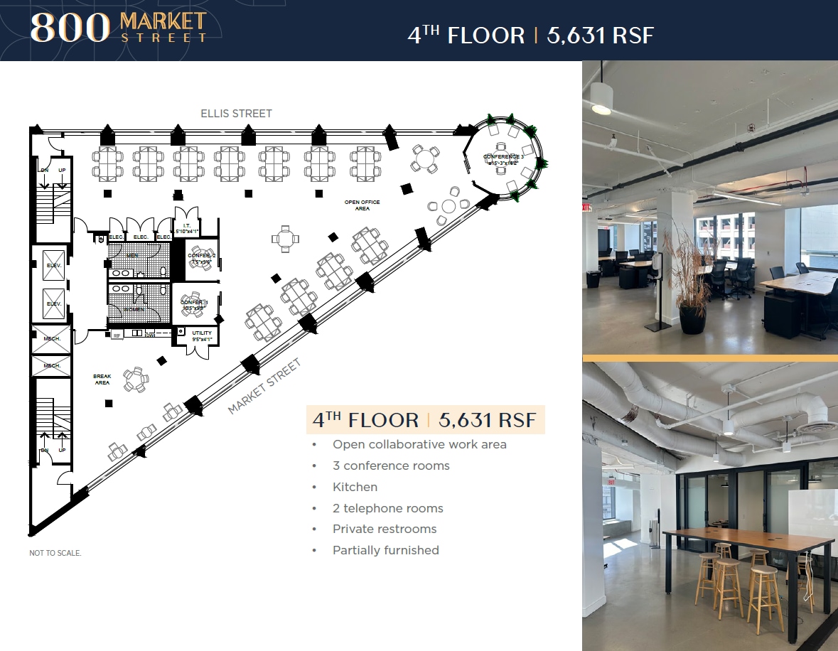 800-830 Market St, San Francisco, CA à louer Plan d’étage– Image 1 sur 1