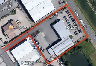 8 Rue De La Gravette, Gratentour, HG - Vue aérienne vue de carte