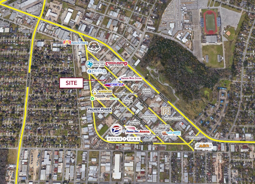 6421 McGrew St, Houston, TX à vendre - Aérien – Image 3 sur 4