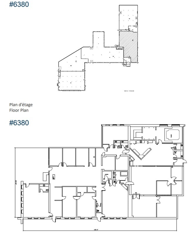 6320-6380 Ch de la Côte-de-Liesse, Montréal, QC à louer Plan d’étage– Image 1 sur 1