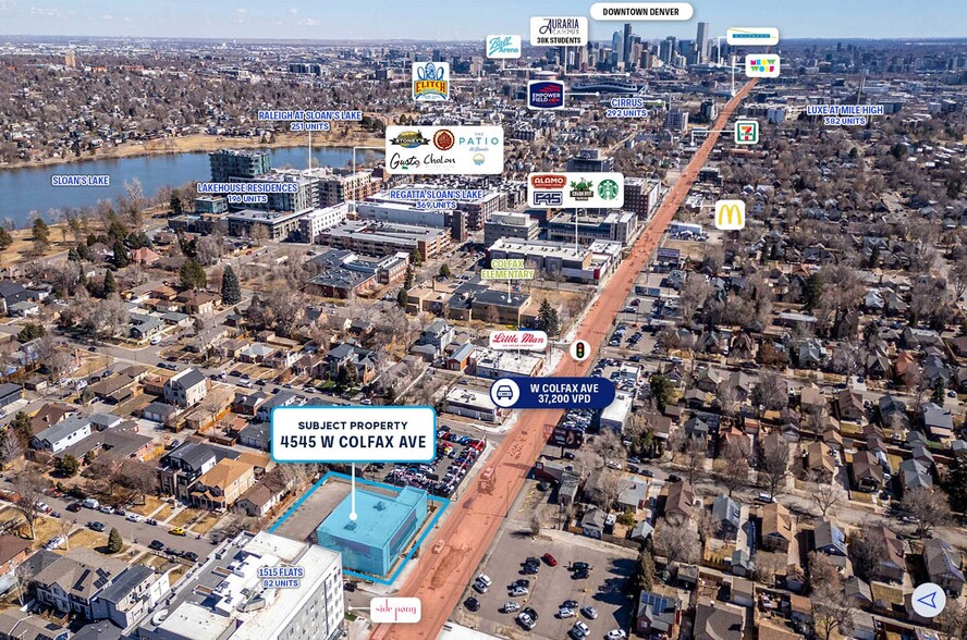 4545 W Colfax Ave, Denver, CO à vendre - Photo de l’immeuble – Image 2 sur 7