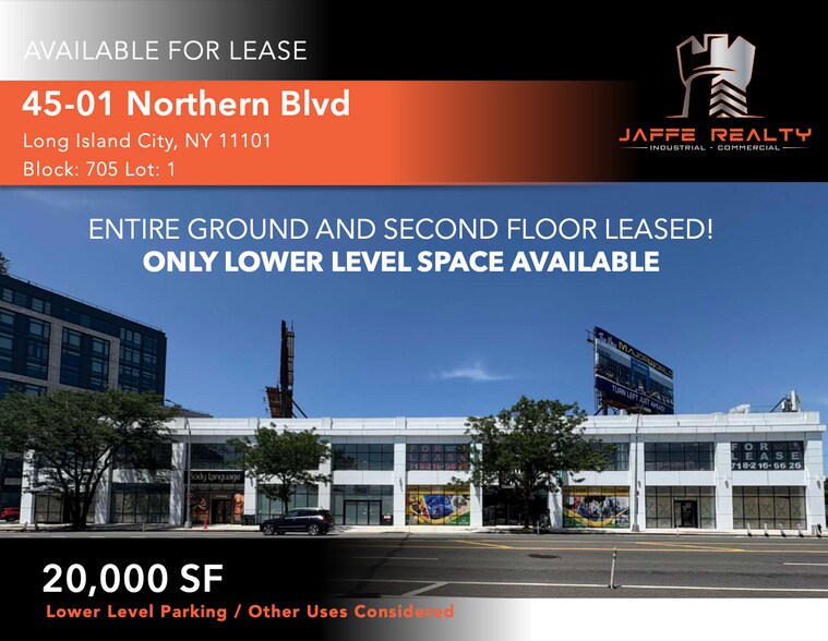 45-01 Northern Blvd, Long Island City, NY à vendre - Photo principale – Image 1 sur 21