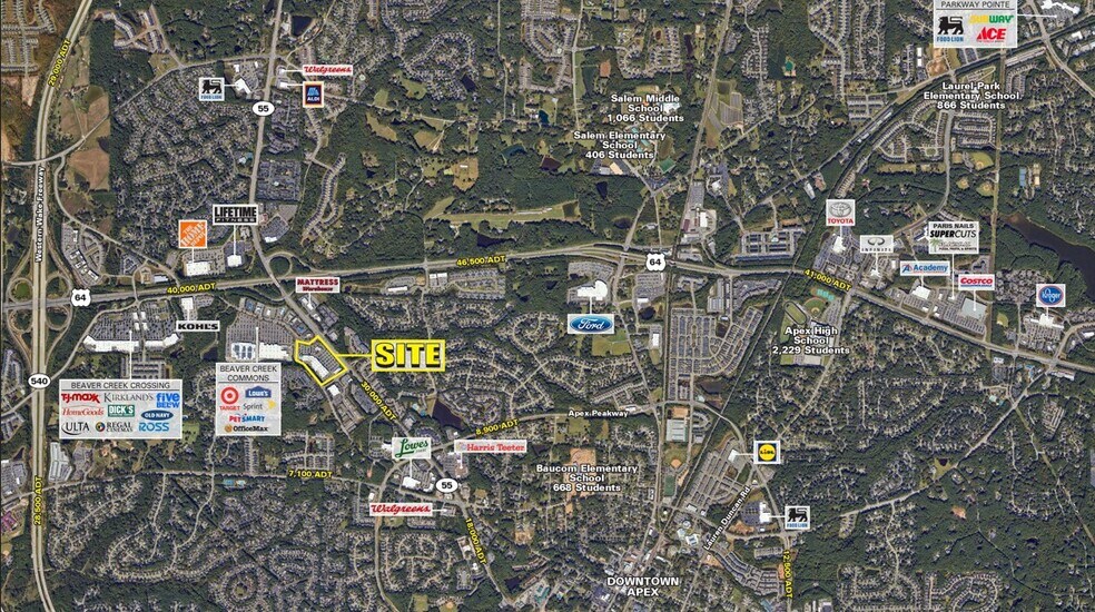 1335 W Williams St S, Apex, NC à louer - Aérien – Image 3 sur 5